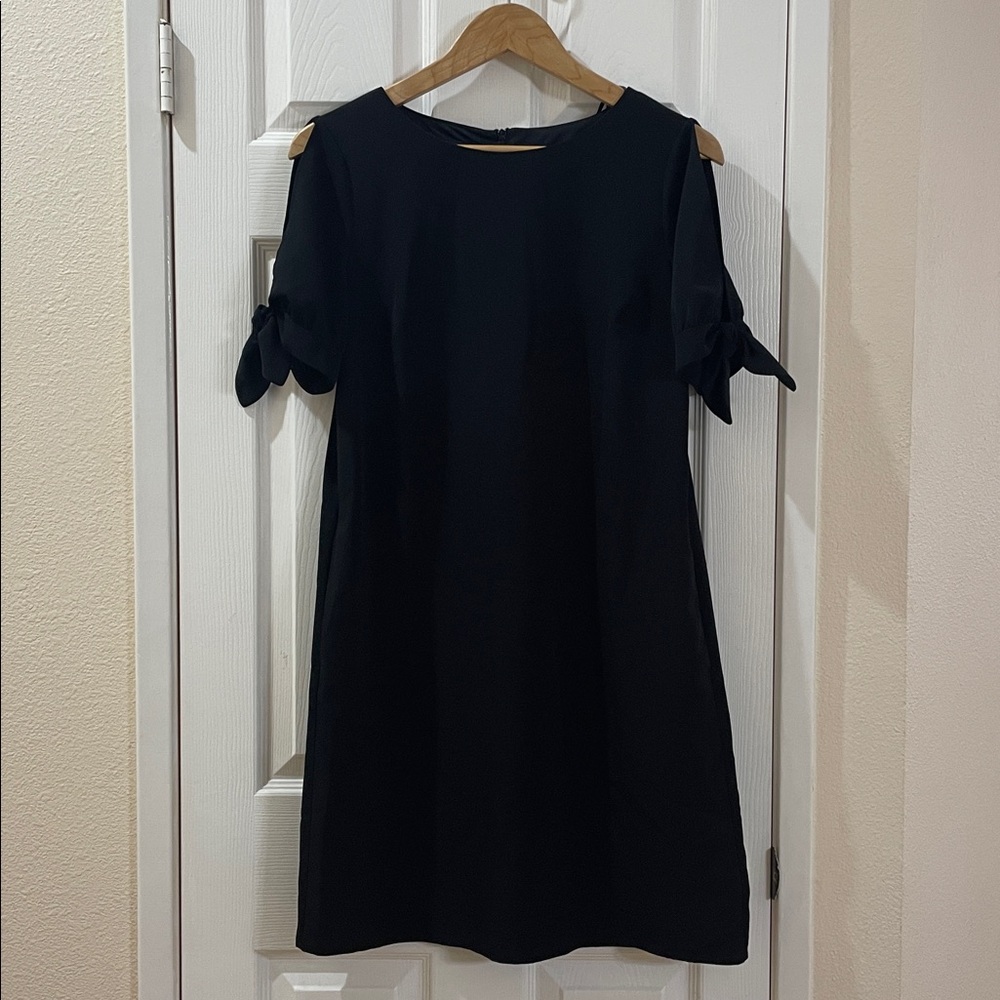 AB Studio Black Dress w/ Slit Sleeves (size 8)
